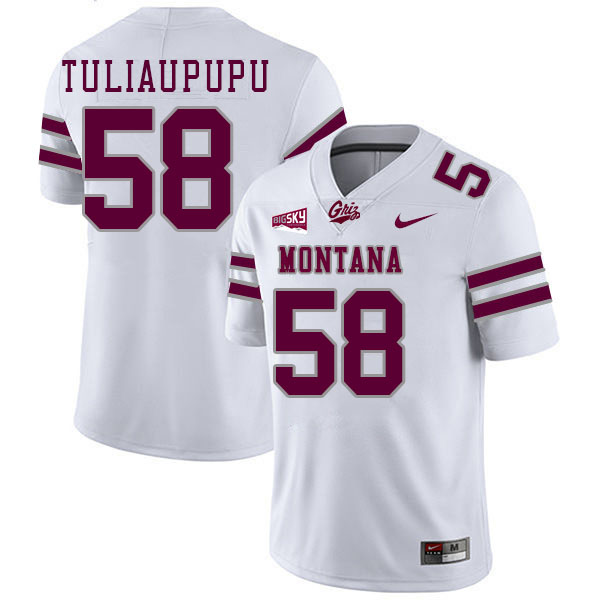 Solomon Tuliaupupu Montana Jersey,University Of Montana Grizzlies #58 Solomon Tuliaupupu Jersey Stit
